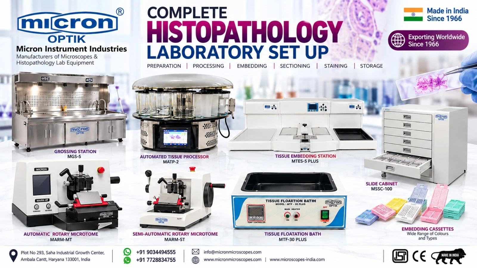 Histopathology Lab Setup – Complete Laboratory Solutions