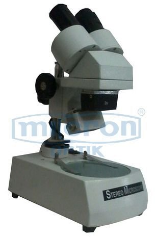 Inclined Stereo Microscope with Fixed Objectives (with Extension Pillar Base and Dual Light)