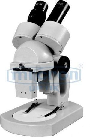 Inclined Stereo Microscope with Sliding Type Dual Objectives