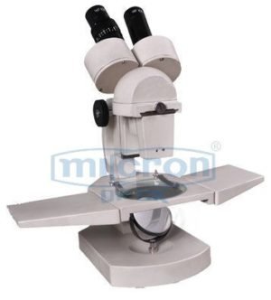Inclined Stereo Microscope with Siding Type Dual Objectives  (with Hand Rest)